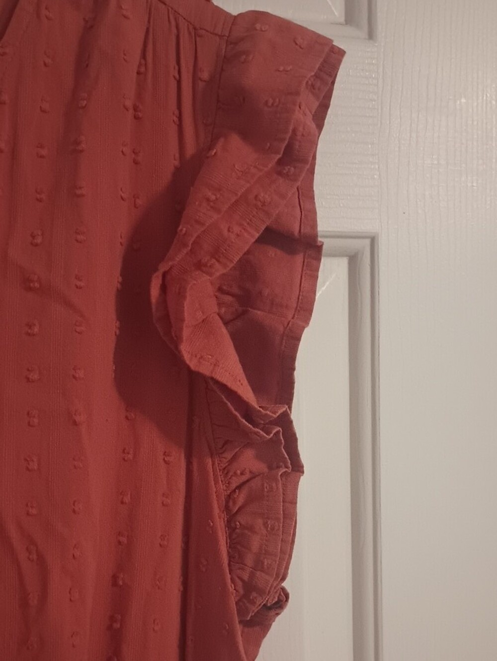 Sonoma Rusty Rose Ruffle-Sleeve Maxi Dress - Picture 5 of 10